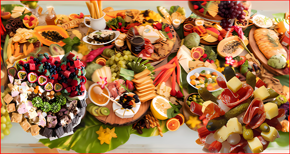 Food Platters and Grazing Tables For Events, Conferences and Parties
